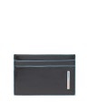 Piquadro Blue Square Porta carte di credito e biglietti da visita Nero - PP906B2/N