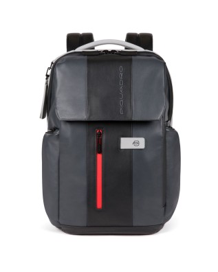 Zaini Porta PC Piquadro - Zaino in pelle e tessuto porta pc 2