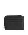 Porta carte di credito Piquadro - Portamonete in pelle con