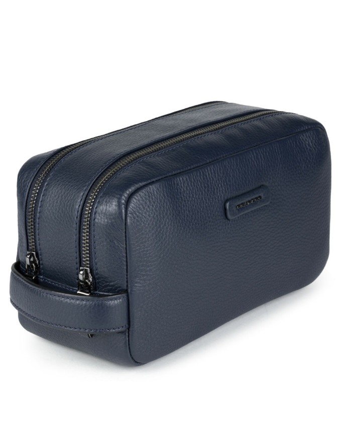 Pochette Uomo Piquadro - Nécessaire da viaggio in pelle a due