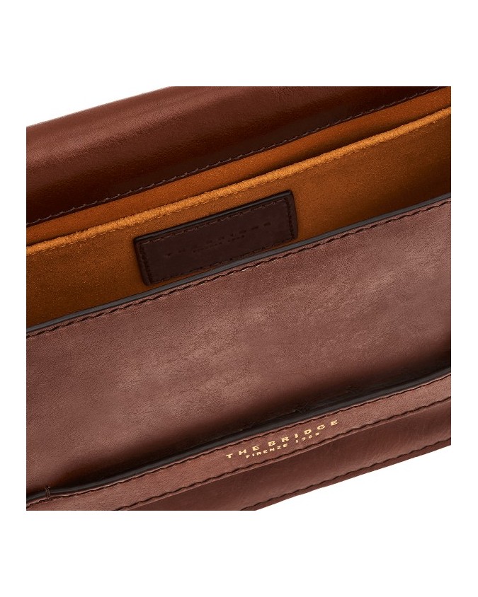 BORSE DA DONNA The Bridge - Borsa a tracolla in pelle con patta