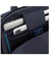 Zaini Porta PC Piquadro - Zaino porta pc 14'' in pelle Blue