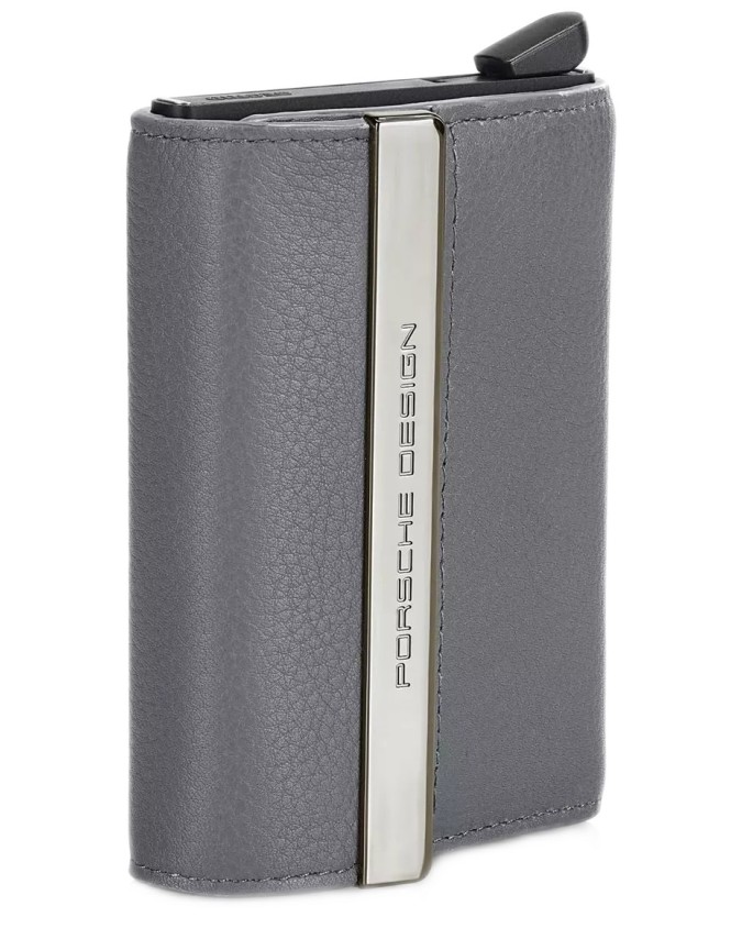  Porsche Design - Porta carte di credito in pelle e metallo