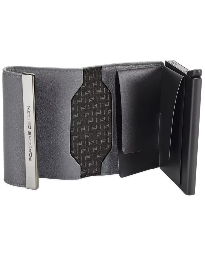  Porsche Design - Porta carte di credito in pelle e metallo