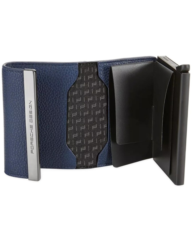  Porsche Design - Porta carte di credito in pelle e metallo