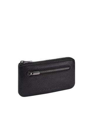 Porsche Design - Portachiavi in pelle con zip e anello
