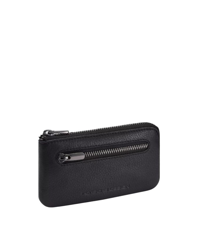  Porsche Design - Portachiavi in pelle con zip e anello