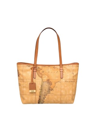 Alviero Martini Prima Classe -  Borsa shopping media con doppio manico Geo Classic