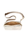 Alviero Martini Prima Classe - Marsupio con cintura a nastro in tessuto Geo White