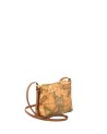 Alviero Martini Prima Classe -  Borsa mini a tracolla in tessuto stampato Geo Classic