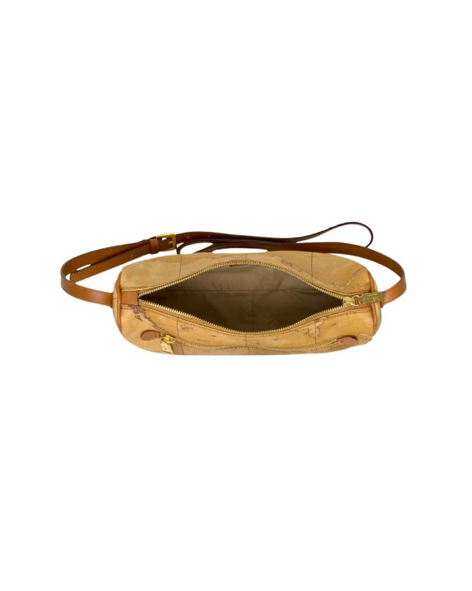 Alviero Martini Prima Classe -Borsa media a tracolla in tessuto Geo Classic