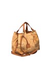 Alviero Martini Prima Classe - Borsa media a mano in tessuto stampato  Geo Classic