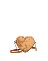 Alviero Martini Prima Classe - Mini borsa tracolla a cuore in tessuto Geo Classic