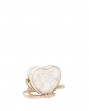 Alviero Martini Prima Classe - Mini borsa tracolla a cuore Geo Classic White