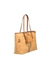 Alviero Martini Prima Classe - Borsa Shopping Grande in Tessuto Geo Classic
