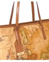 Alviero Martini Prima Classe - Borsa Shopping Grande in Tessuto Geo Classic