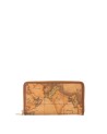 Alviero Martini Prima Classe - Portafoglio donna zip around in tessuto Geo Classic medio