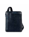 Piquadro - Borsello piatto uomo in pelle Blue Square