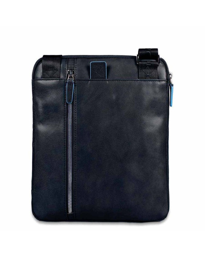 Piquadro - Borsello piatto uomo in pelle Blue Square