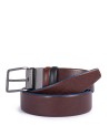 Piquadro - Cintura reversibile in pelle 35 mm Blue Square Special