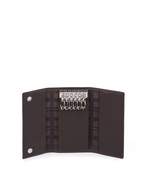 Piquadro - Portachiavi ad astuccio in pelle TAG