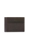 Piquadro - Bustina porta carte di credito in pelle Black Square