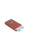 Piquadro - Portafogli compact wallet con portamonete Black Square