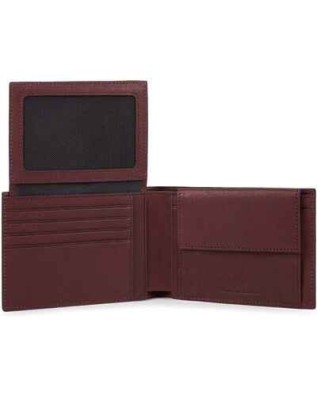 Piquadro - Portafoglio uomo con porta monete in pelle Black Square 2