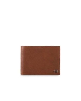 Piquadro - Portafoglio uomo con porta monete in pelle Black Square