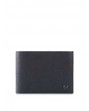 Piquadro - Portafoglio uomo con portamonete in pelle Black Square