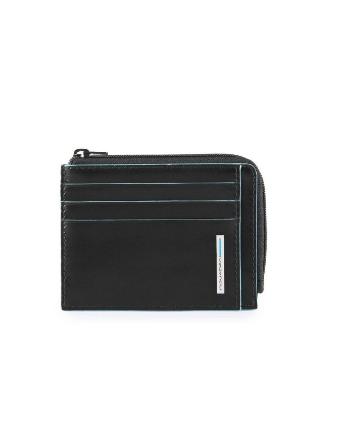 Piquadro - Bustina porta monete e porta carte di credito Blue Square