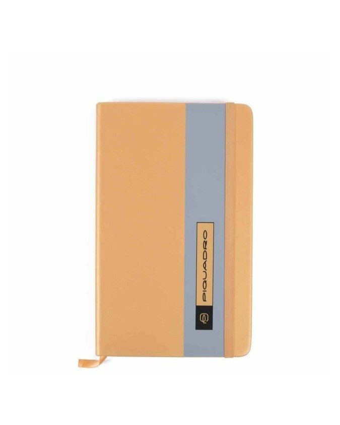 Piquadro - Quaderno A5 pelle e tessuto eco Bios