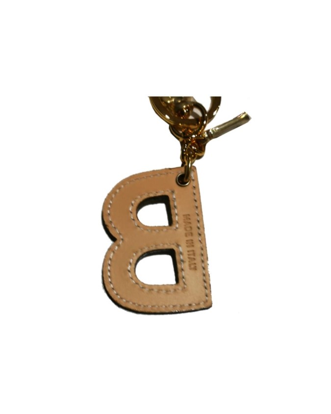 Alviero Martini Prima Classe - Portachiavi  a ciondolo Charm Lettera B Geo Classic White