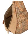 Alviero Martini Prima Classe - Zaino monospalla in tessuto Geo Classic