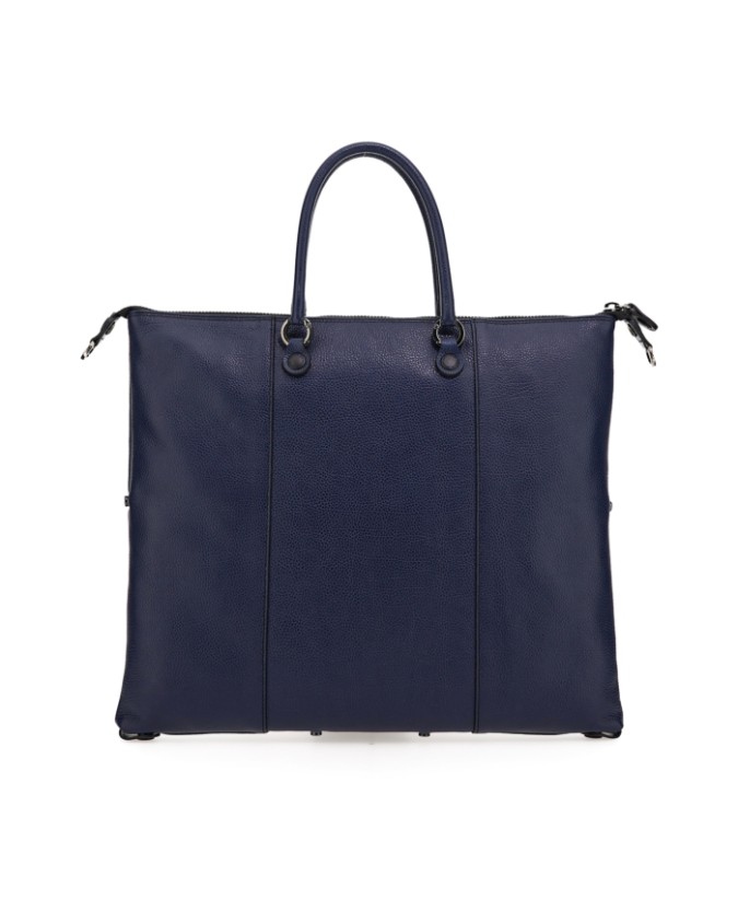 Gabs - Borsa Piatta G3 Plus Tg L in pelle Ruga Black