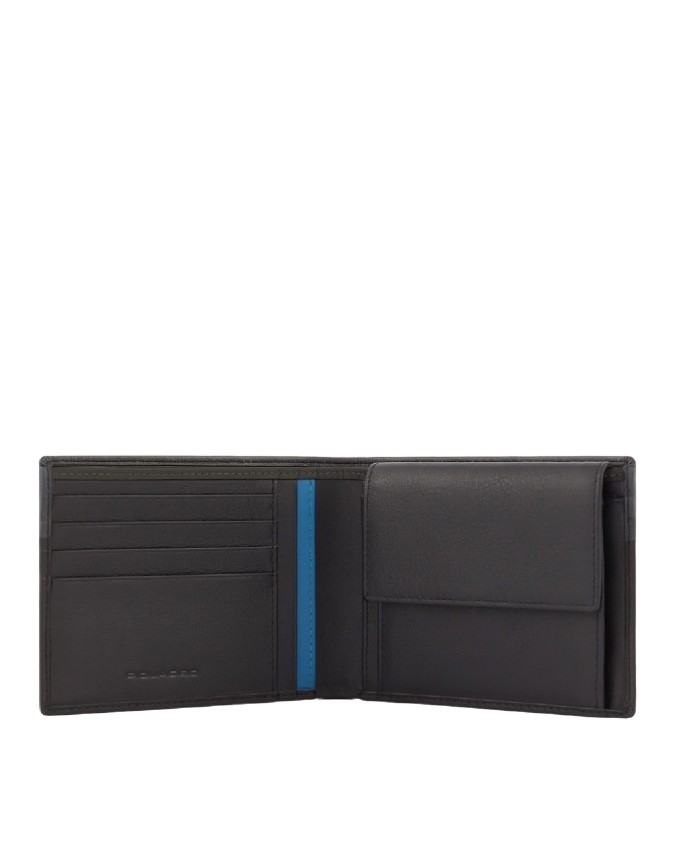 Piquadro - Portafoglio uomo in pelle con portamonete Urban