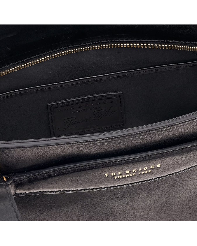 The Bridge - Borsa shopping con doppio manico in pelle Bettina