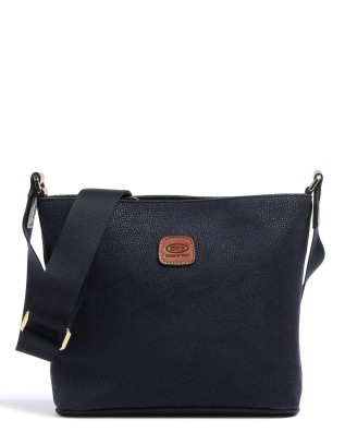 Bric's - Borsa a secchiello in pelle sintetica Life