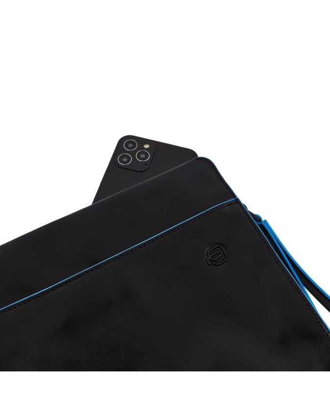 Piquadro - Pochette in pelle porta iPad® con tasca per Connequ