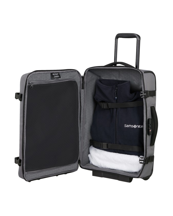 Samsonite - Recycled PET duffel bag with 2 wheels, 55 cm, Roader
