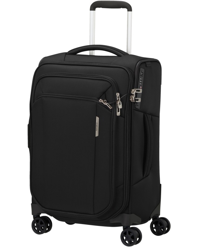 Samsonite - Trolley cabina in tessuto riciclato espandibile 4 ruote 55cm Respark