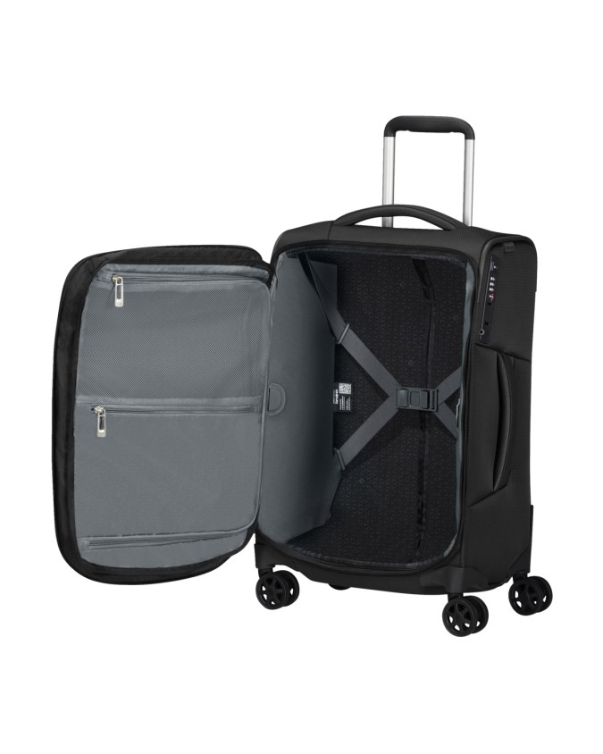 Samsonite - Trolley cabina in tessuto riciclato espandibile 4 ruote 55cm Respark