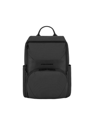  Piquadro - Zaino uomo in pelle e tessuto porta pc 14'' 2