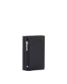 Piquadro - Porta carte di credito sliding system in metallo e pelle Modus