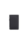 Piquadro - Porta carte di credito sliding system in metallo e pelle Modus
