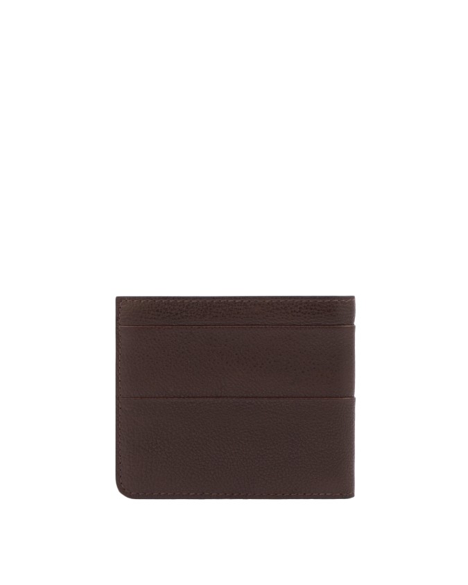 Piquadro - Portafoglio uomo in pelle naturale porta carte e protezione RFID