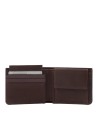 Piquadro - Portafoglio uomo in pelle naturale porta carte e protezione RFID