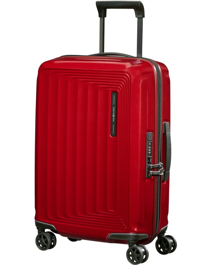 Samsonite - Trolley espandibile 4 ruote 55cm in policarbonato Nuon