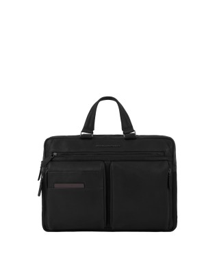 Piquadro - Cartella in pelle porta pc 15,6" e iPad®Pro 12,9" Paavo 2