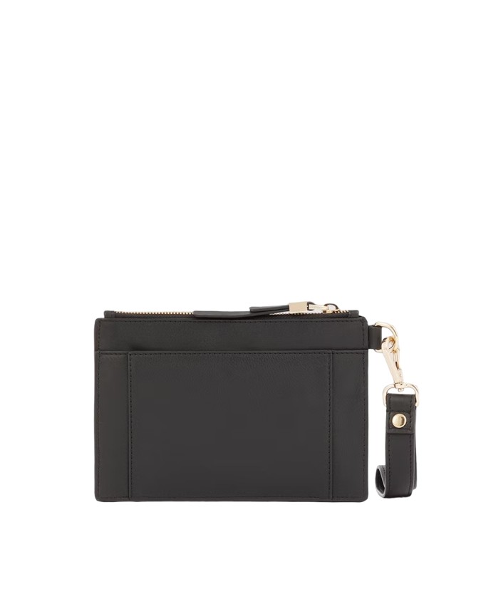 Piquadro - Pochette donna in pelle con manico removibile Circle